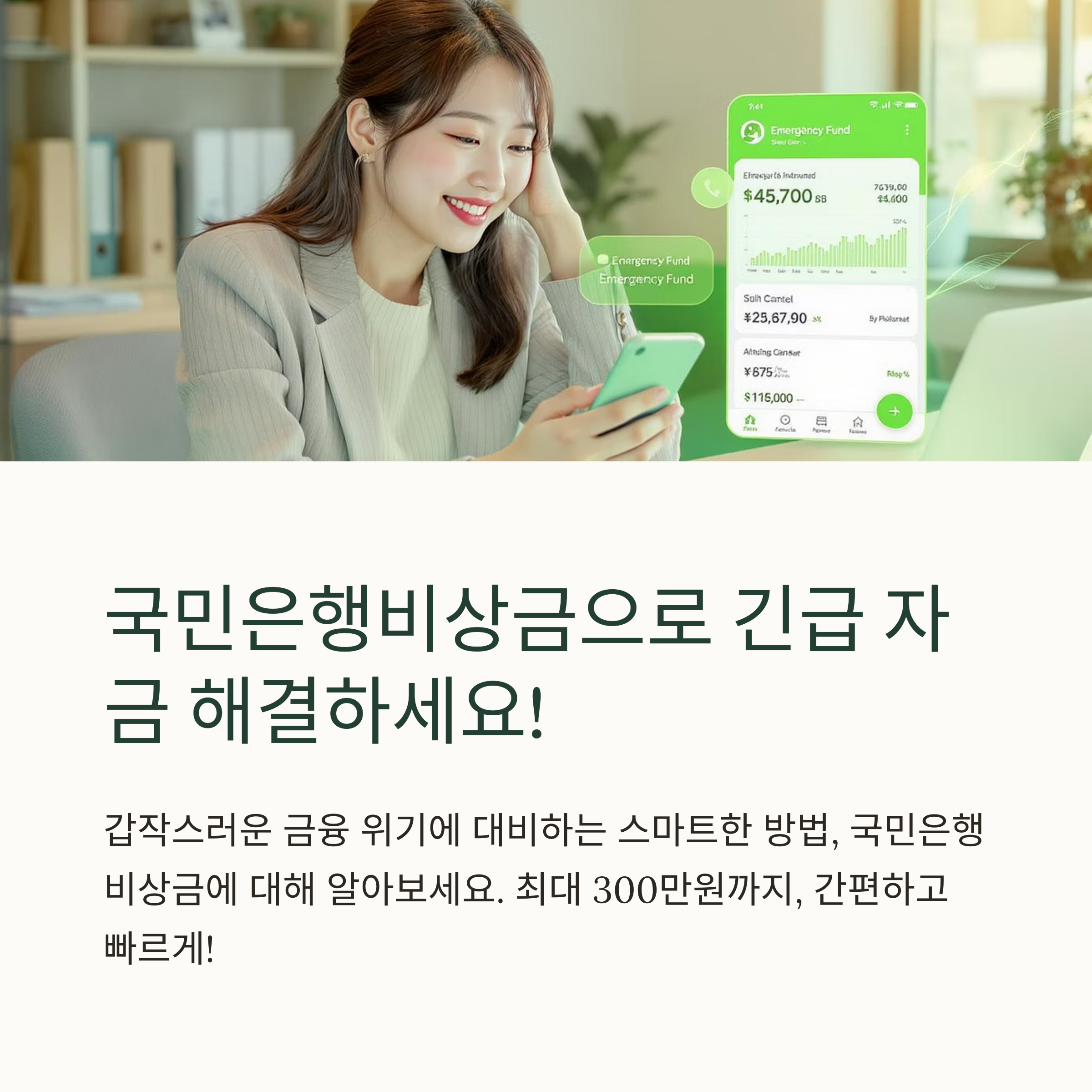 국민은행비상금: 당신의 긴급 자금 지원을 완벽하게